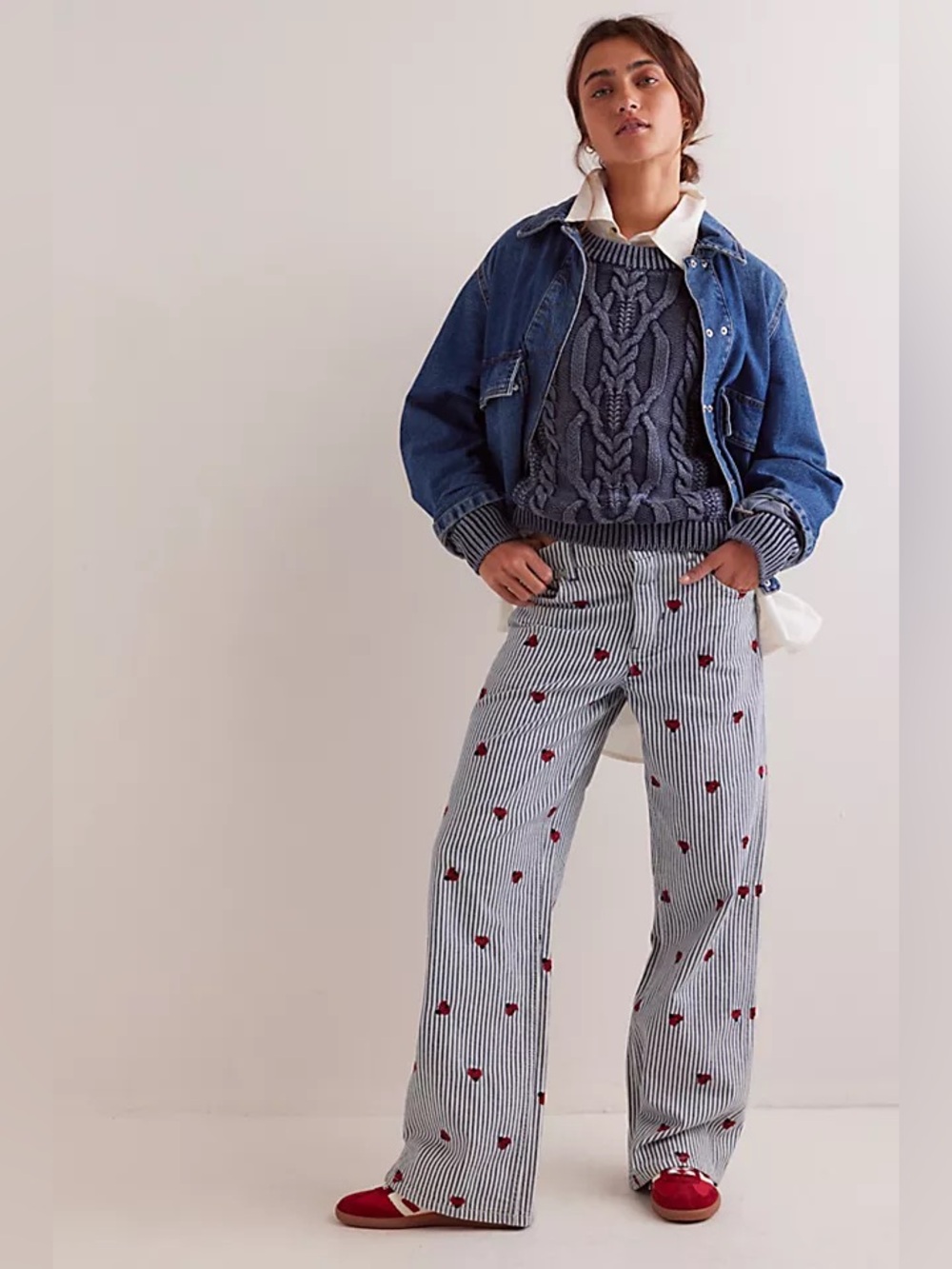 Free People | Bugged Out Stripped Jeans